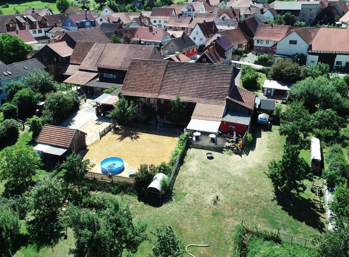 Ferienhaus Vom Bahratal Hausen (Rhon-Grabfeld) Exterior foto